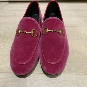 Authentic Womens gucci loafers velvet